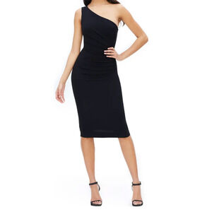 Dress the Population dress black Martine one shoulder XXL
